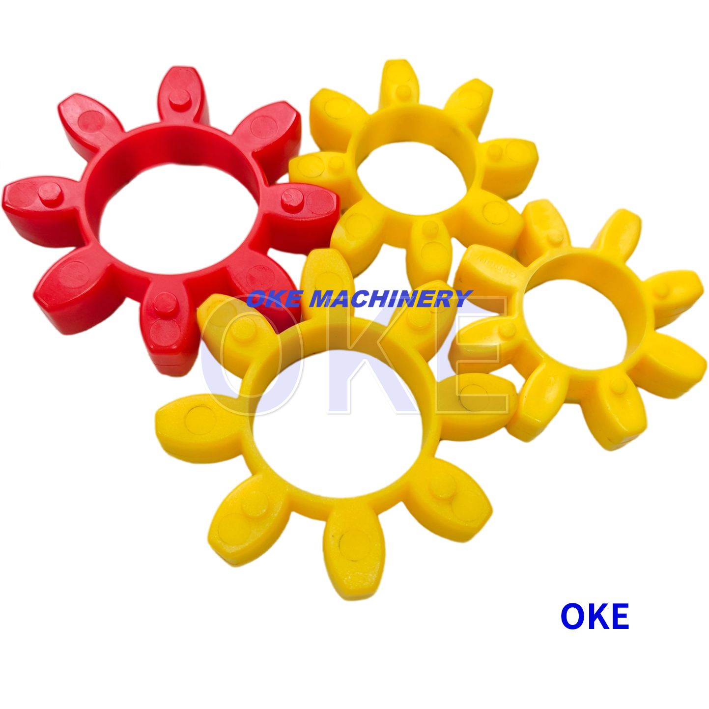 PU Spider curved jaw coupling